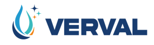 Logo de VERVAL, empresa de insumos de higiene profesional para restaurantes, hoteles y plantas de alimentos