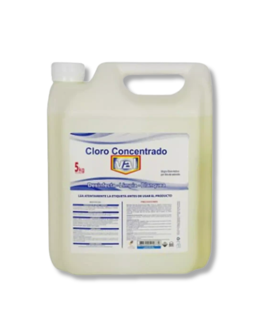 Cloro 5% VERVAL - Productos químicos profesionales