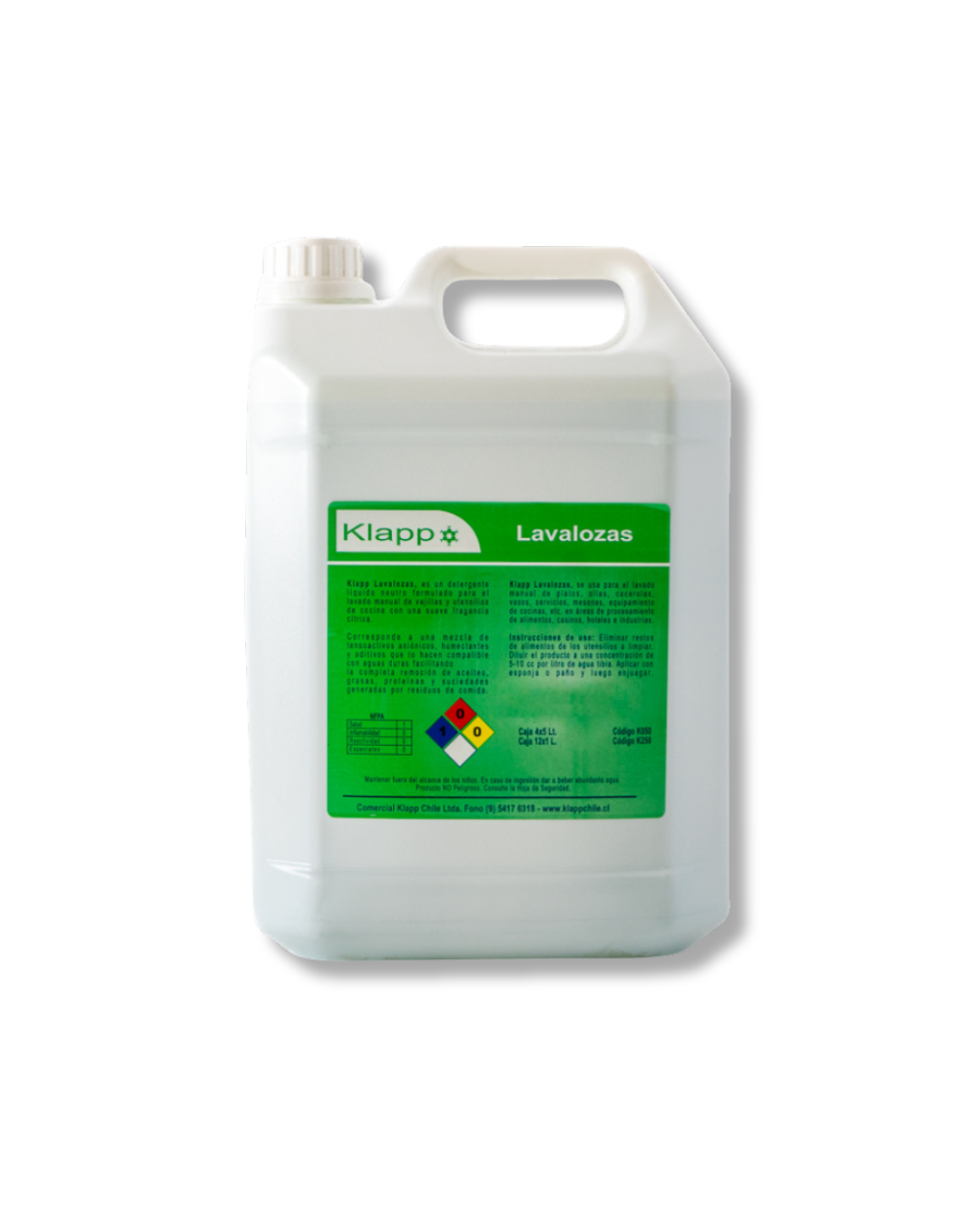 Lavaloza Klapp VERVAL - Productos químicos profesionales