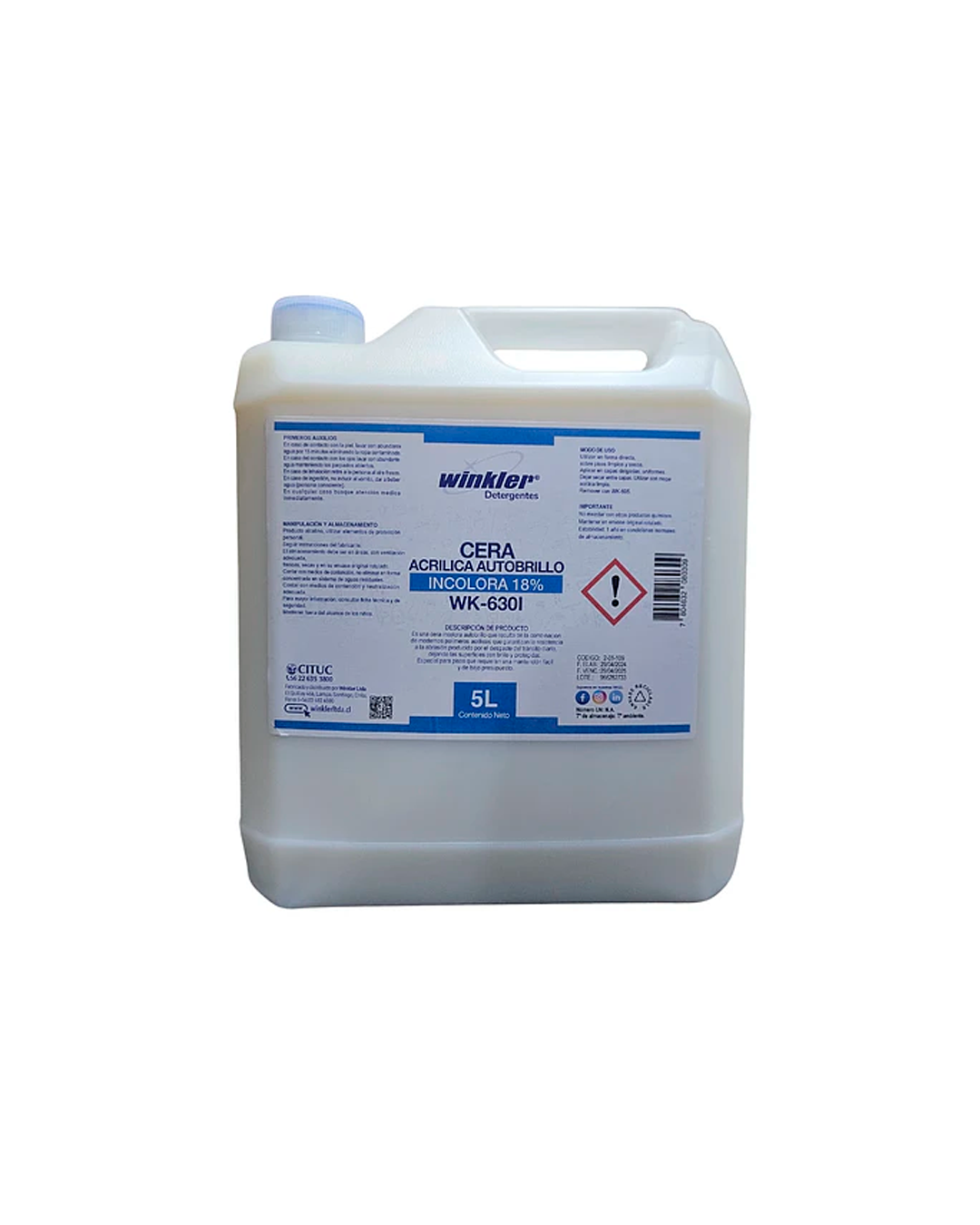 Cera Acrilica Autobrillo VERVAL - Productos químicos profesionales