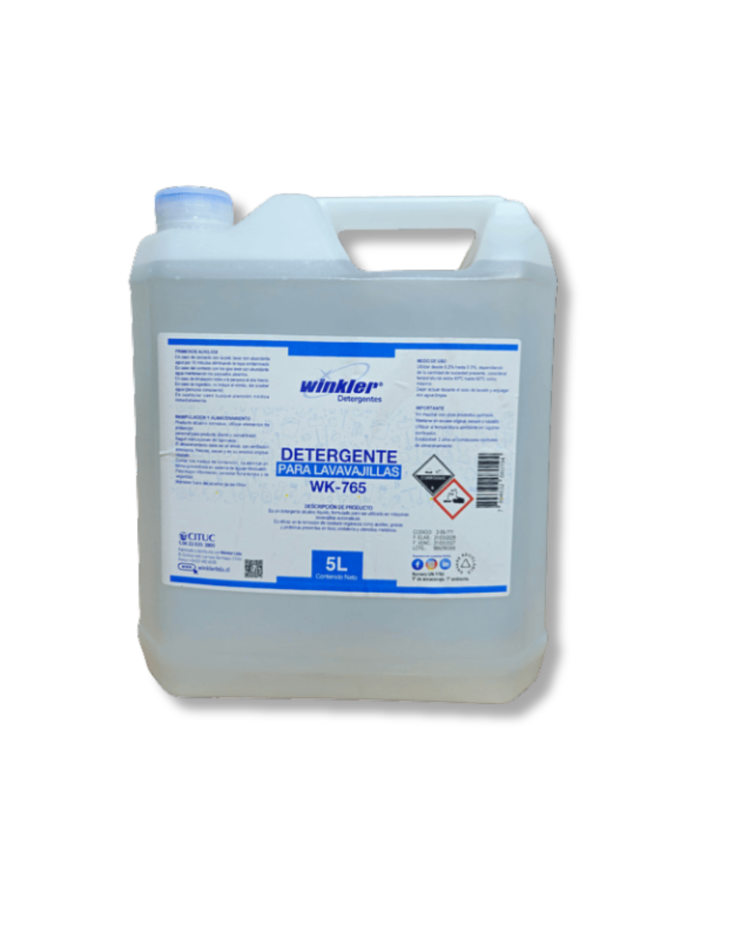 Detergente para Lavavajillas VERVAL - Productos químicos profesionales