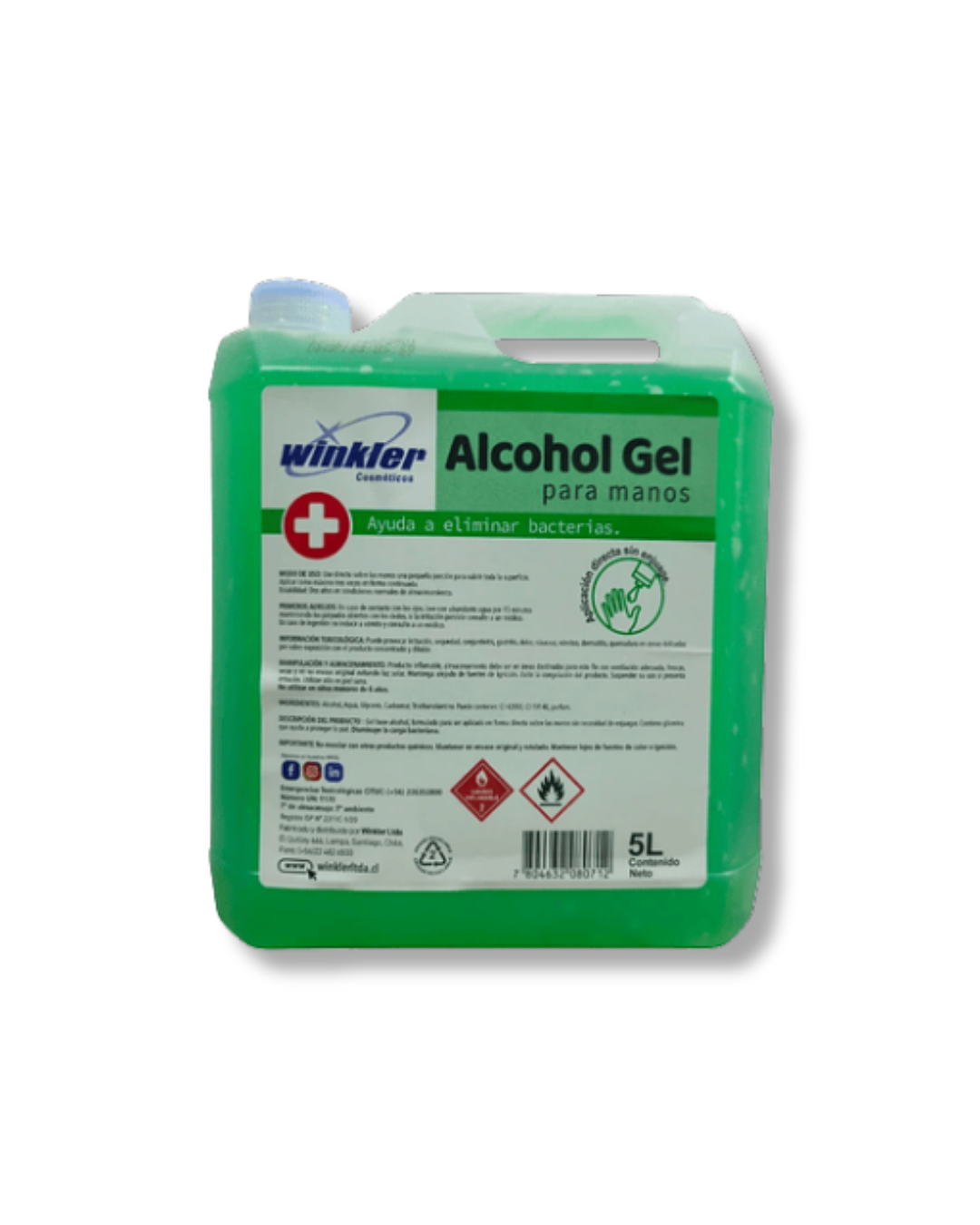 Gel Alcoholico para Manos VERVAL - Productos químicos profesionales