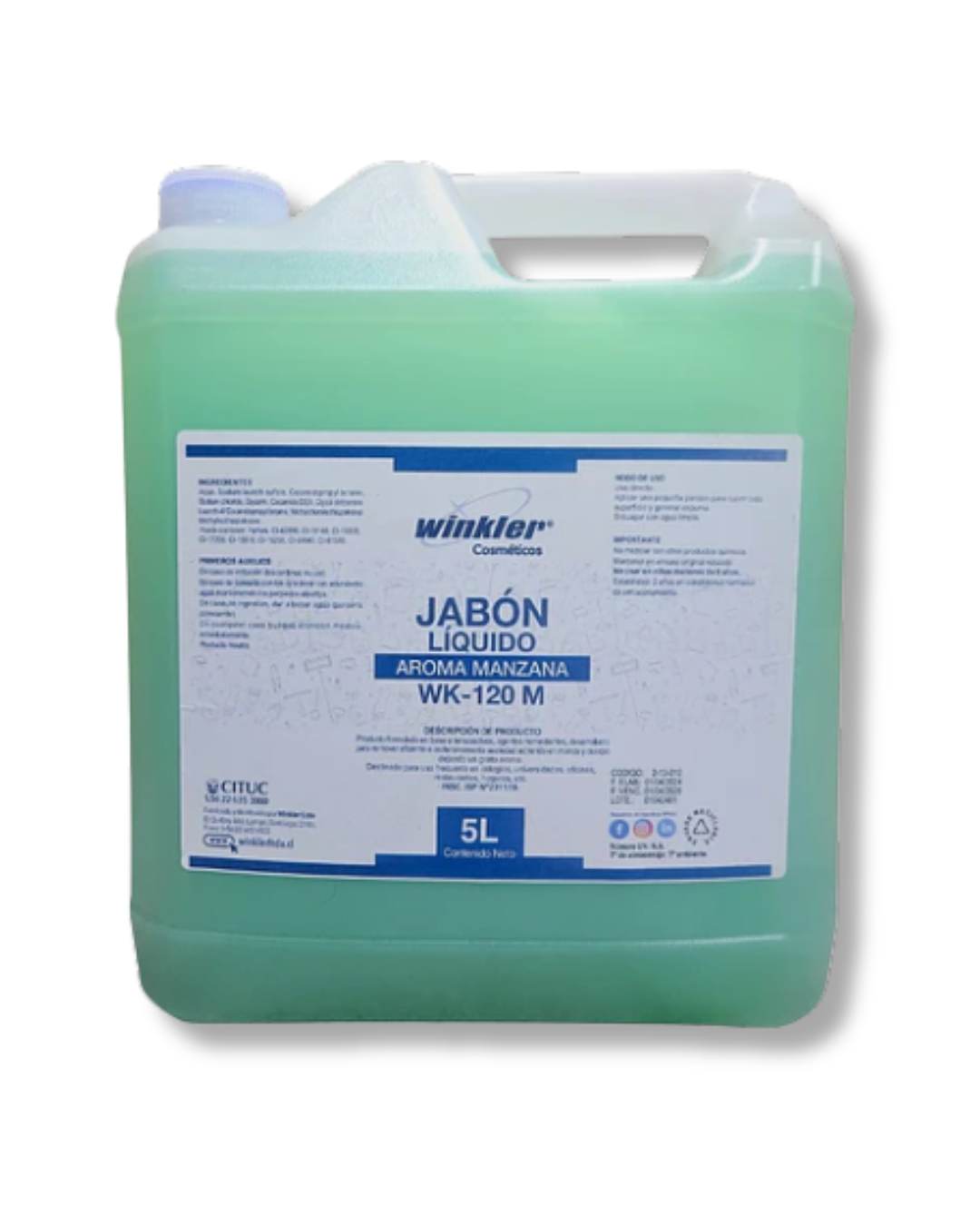Jabon Liqudio Perlado Manzana VERVAL - Productos químicos profesionales