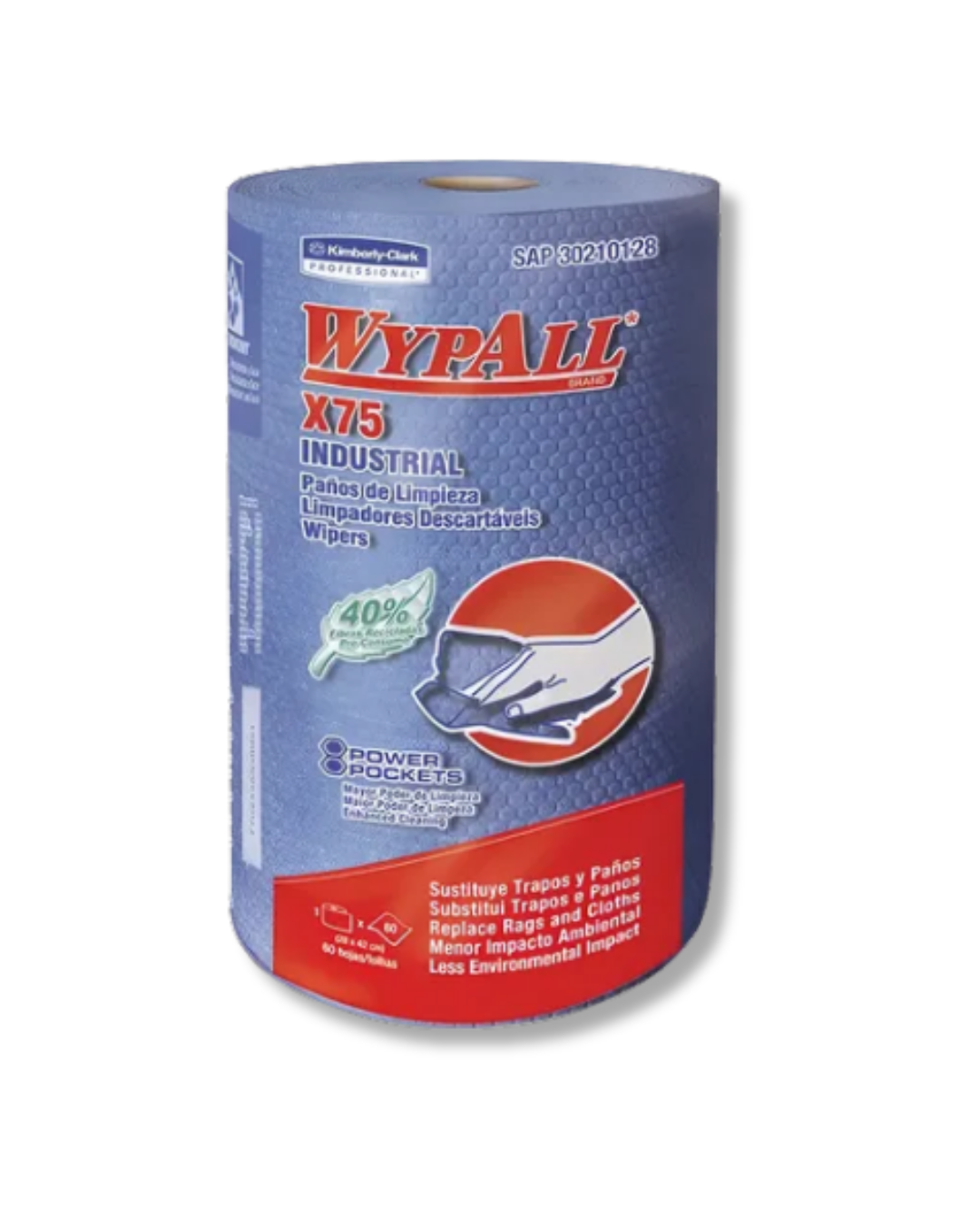Paño Wypall X-75 6 Rollos X 60 Paños VERVAL - Papelería e higiene institucional