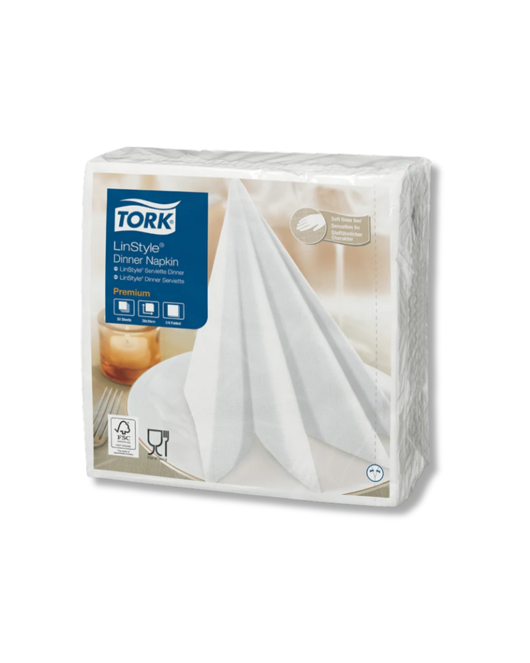 Servilleta TORK Premium Linstyle VERVAL - Papelería e higiene institucional